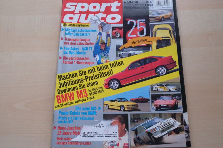 Deckblatt Sport Auto (05/1994)